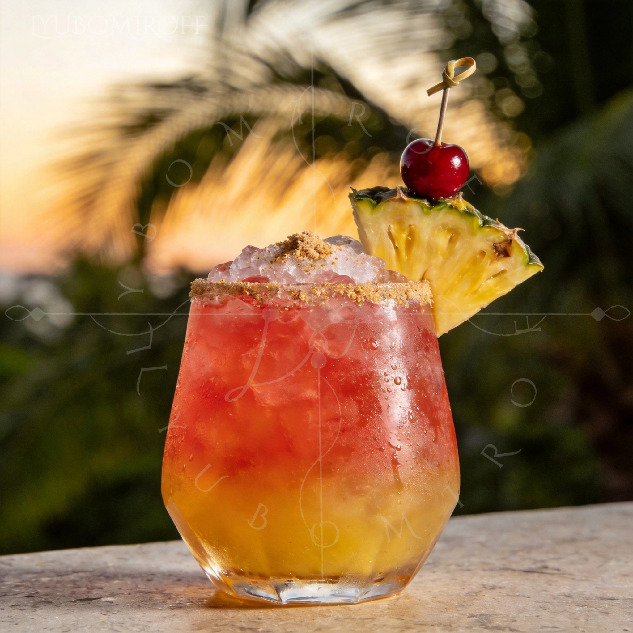 Cherry Island Breeze cocktail – LYUBOMIROFF