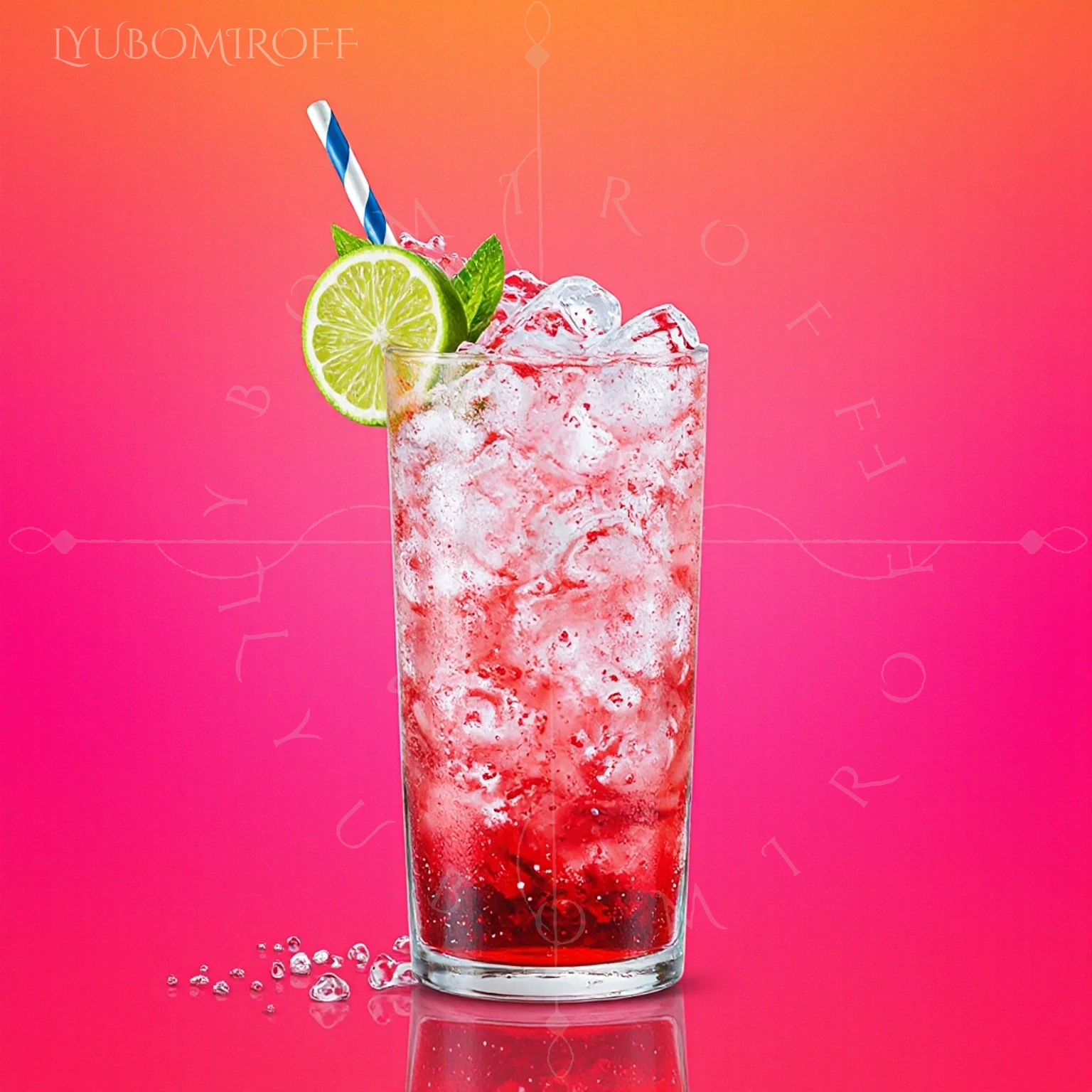 Cranberry Ginger Twist cocktail – LYUBOMIROFF