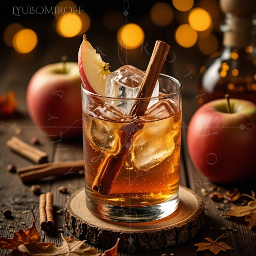 Golden Harvest cocktail made with LYUBOMIROFF Honey Liqueur