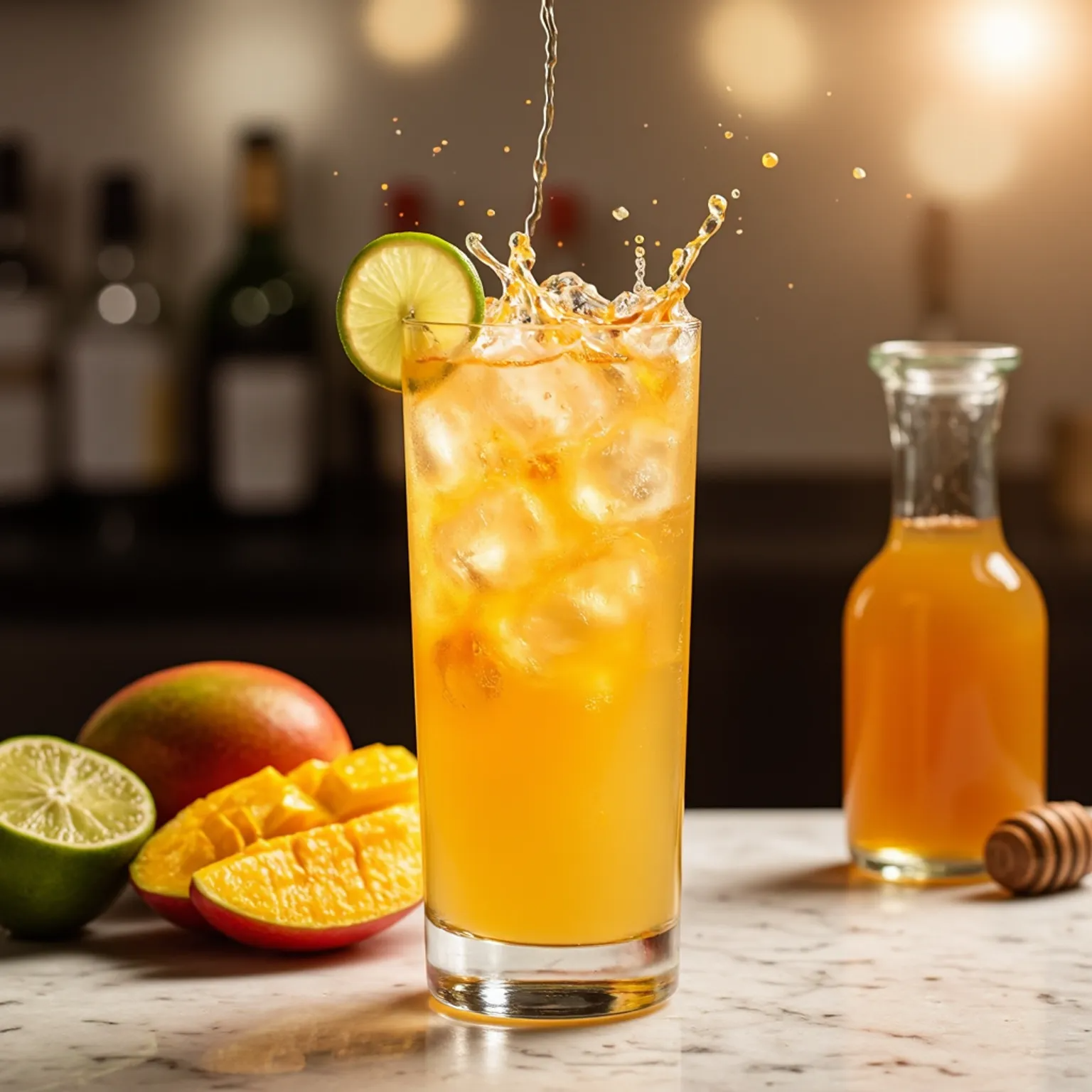 "Golden Honey Breeze" Cocktail