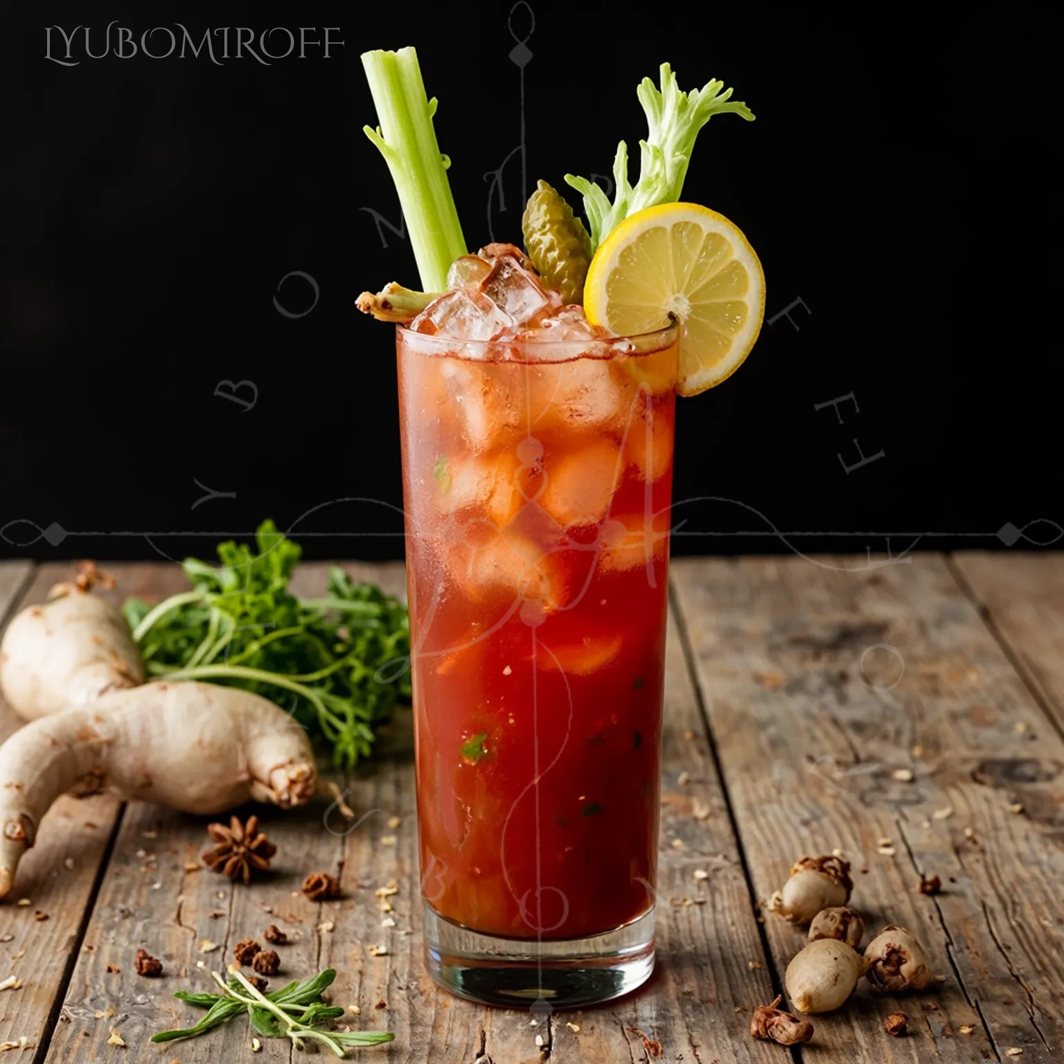 Horseradish Bloody Snap cocktail – LYUBOMIROFF
