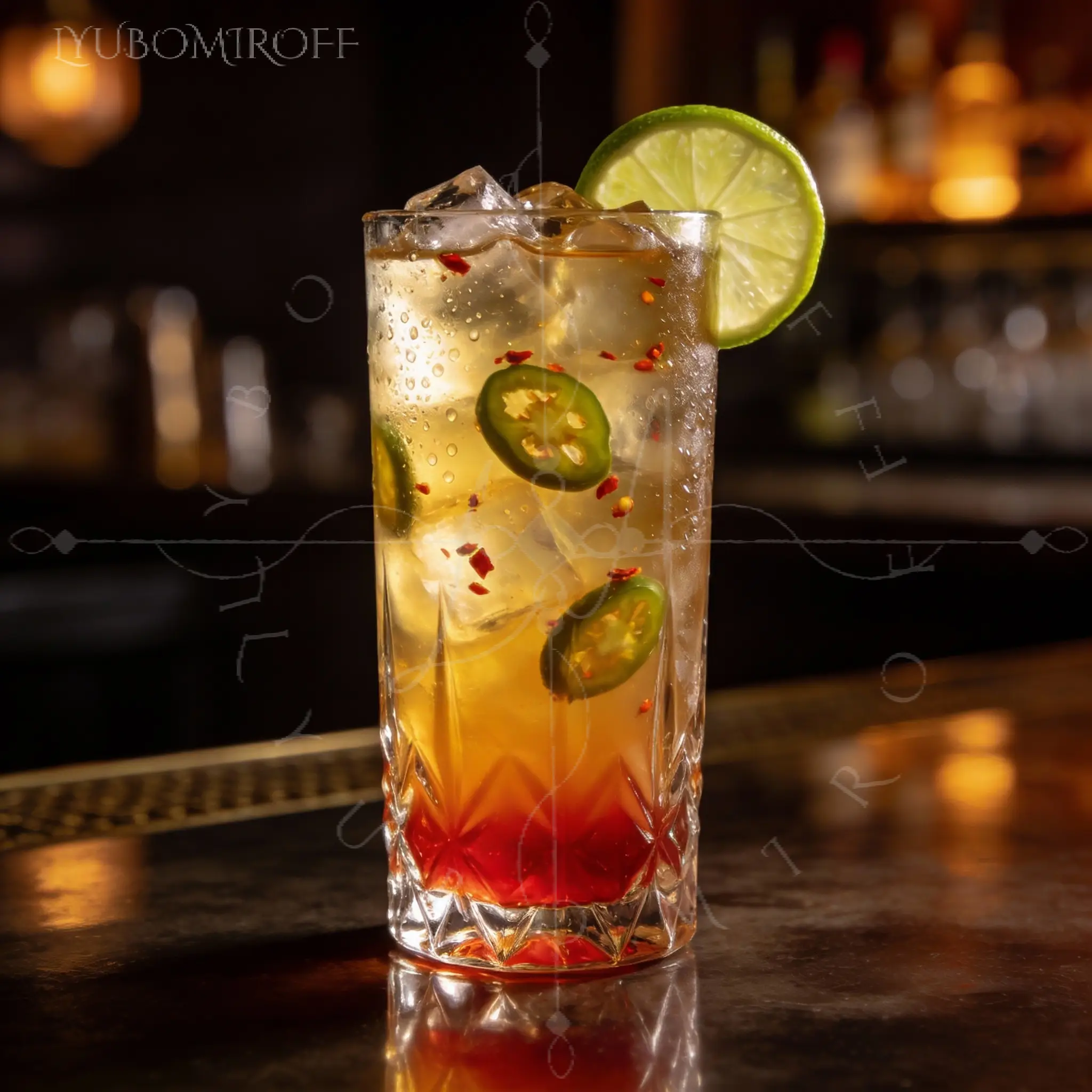 Spicy Bloody Honey Tequila cocktail – LYUBOMIROFF