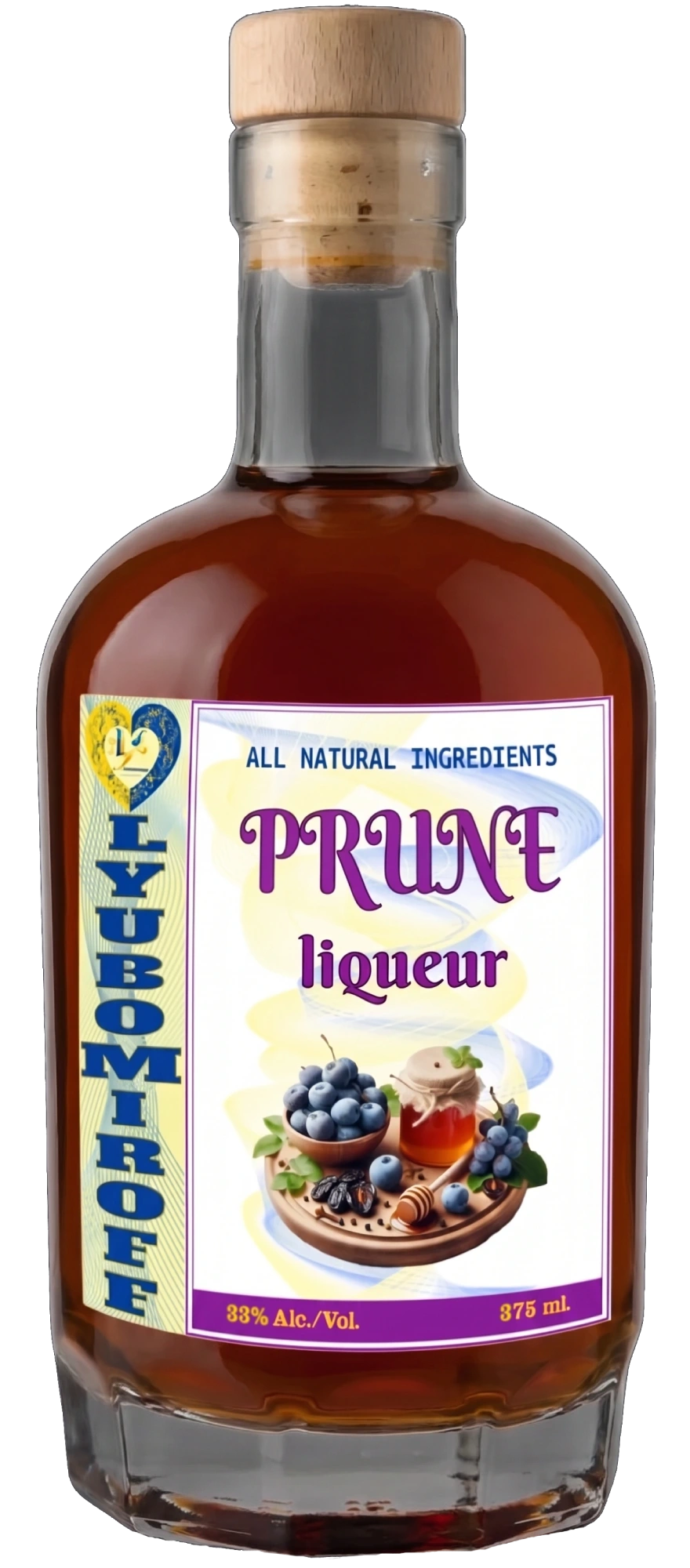 Prune Liqueur 375ml by LYUBOMIROFF