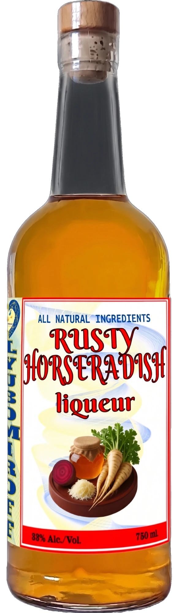 Rusty Horseradish Liqueur 750ml by LYUBOMIROFF