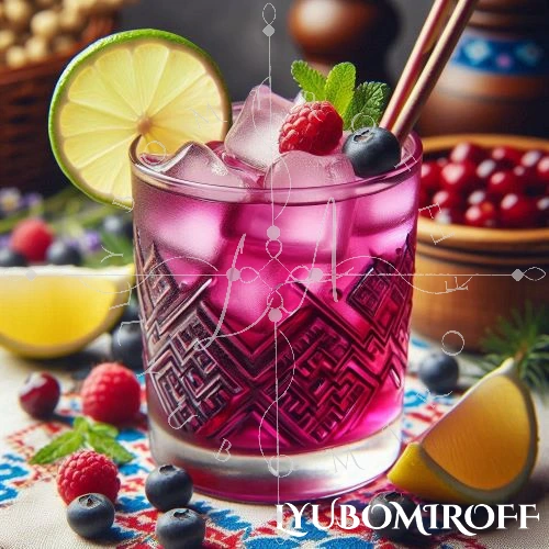 Indigo Girl cocktail – LYUBOMIROFF