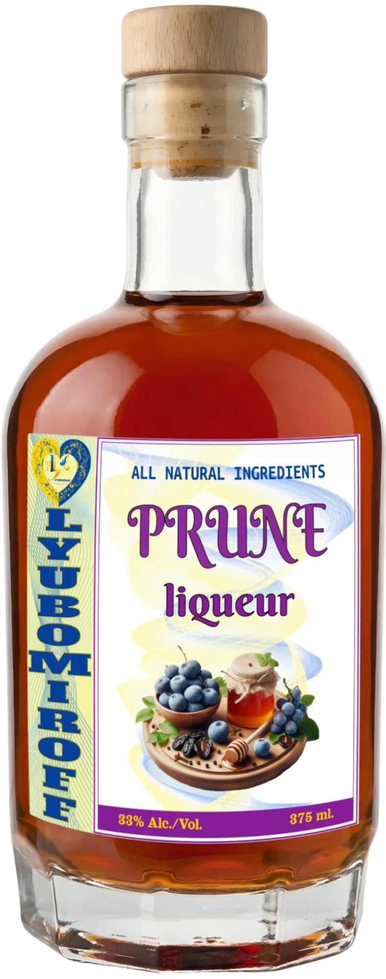 Prune Liqueur 375ml by LYUBOMIROFF