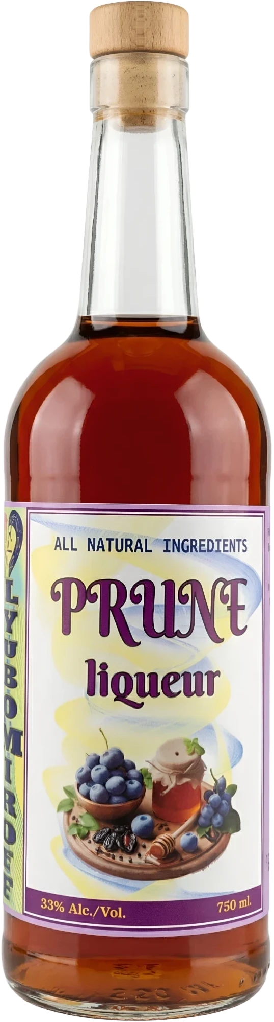 Prune Liqueur 750ml by LYUBOMIROFF