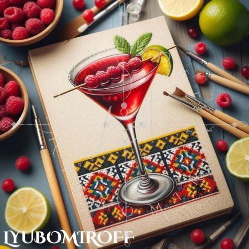 Raspberry Cosmopolitan cocktail – LYUBOMIROFF