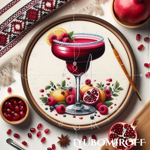 Raspberry Margarita Royale cocktail – LYUBOMIROFF