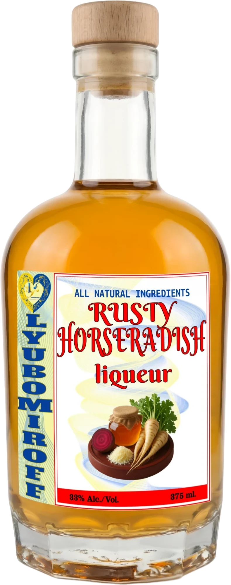 Rusty Horseradish Liqueur 375ml by LYUBOMIROFF